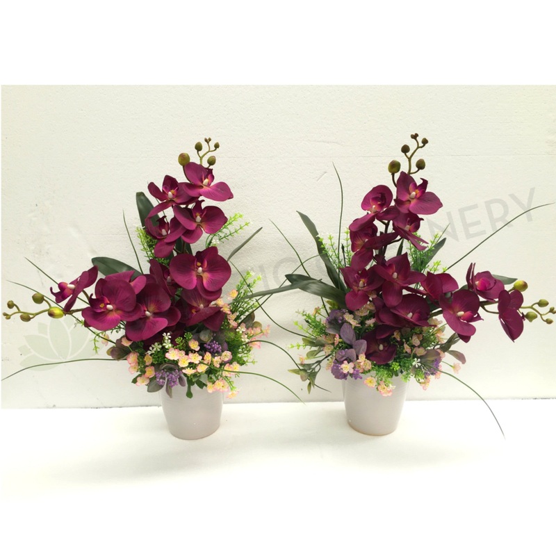 Grave Stone Flowers 45cm High – SYM0016