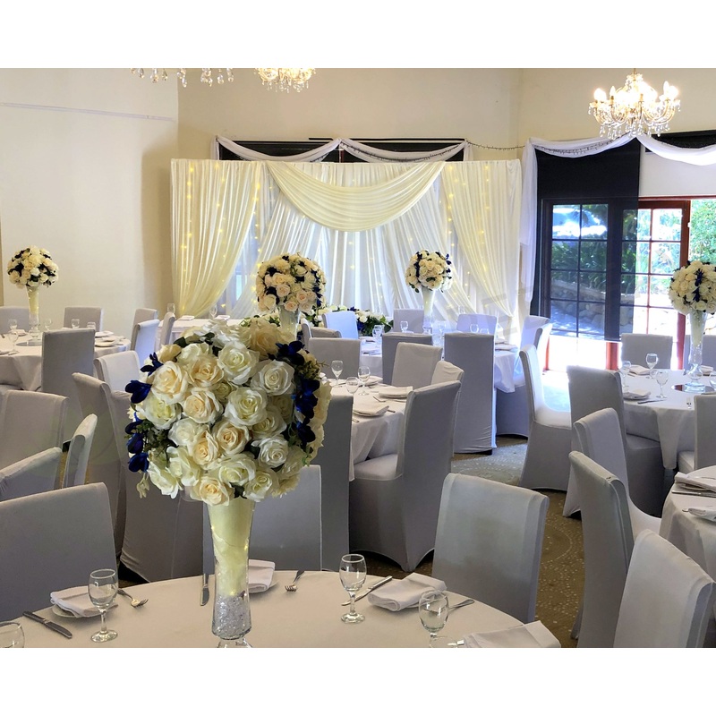 For Hire – Cream Backdrop with LED Lights (Code: HI0014)