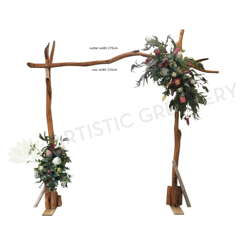 For Hire – Wedding Arbor with Native Flowers 275cm (Code: HI0049N)