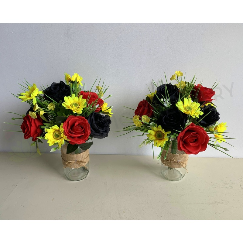 Cemetery Flowers (Indigenous colour theme) 25 x 35 cm – SYM0049