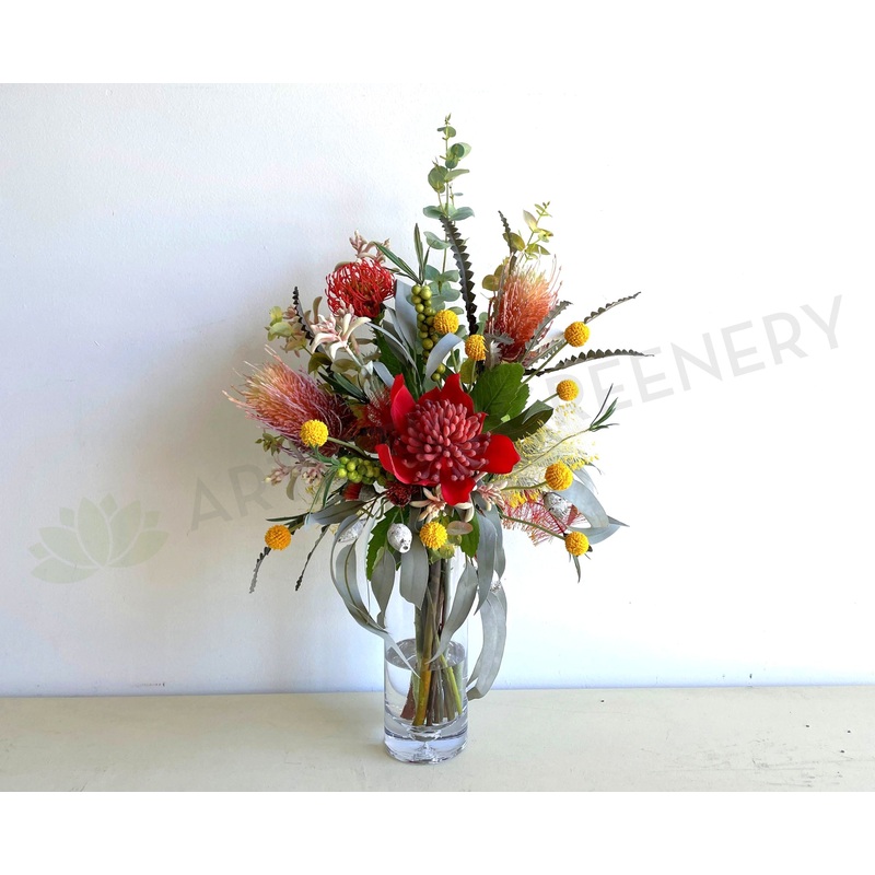 FA1057N – Native Flowers Arrangement (70cm Height) – Kirrawee HS