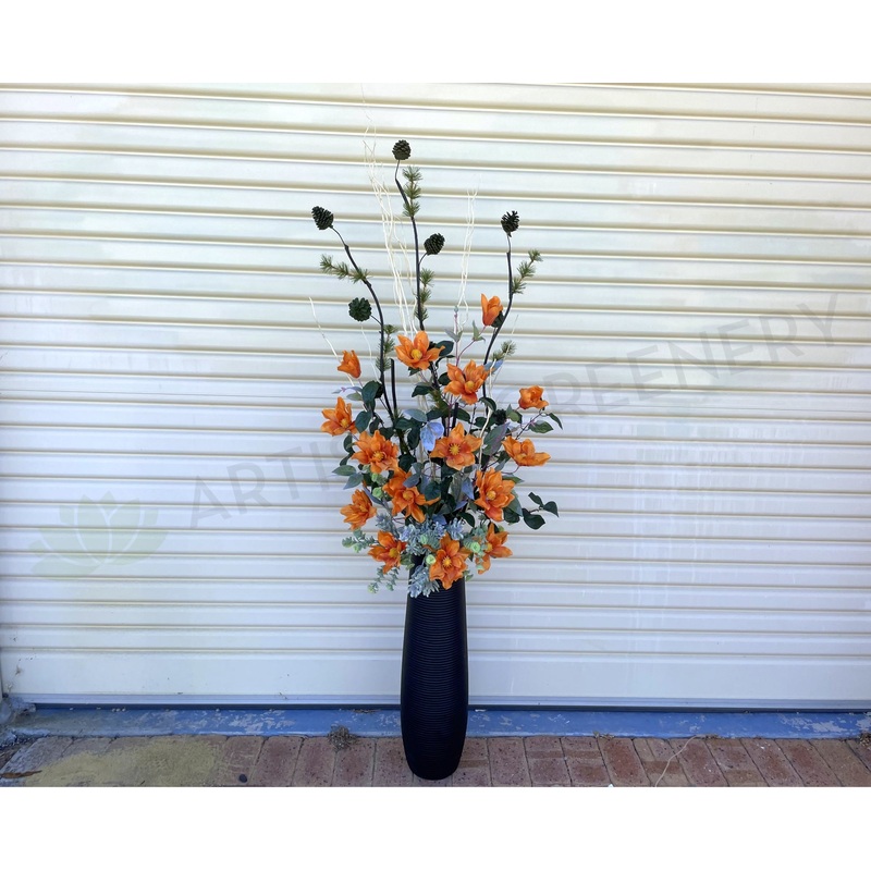FA1071 Floor Floral Arrangement – Magnolia & Twigs 190cm