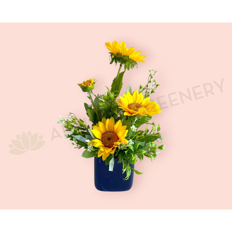 FA1141 – Small Sunflower Flower Arrangement 33cm tall