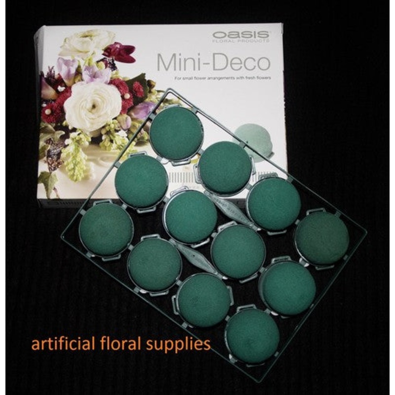 12 Mini Deco Oasis Floral Foam 11-03230