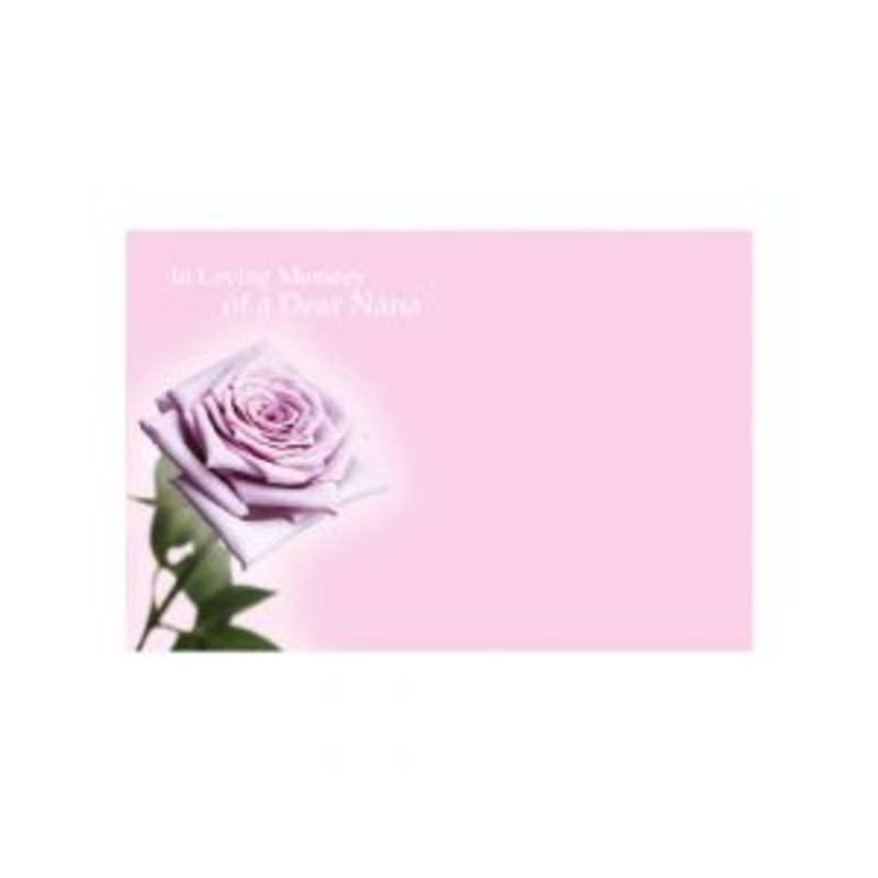 50 Florist Cards ILM Dear Nana – Lilac Rose