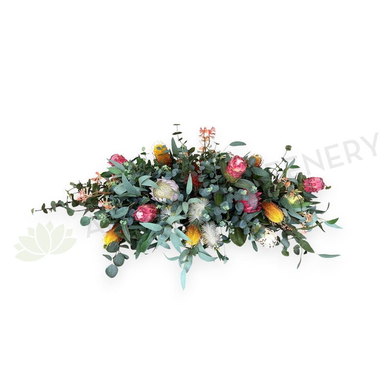 Australian Native Casket Spray / Memorial Flowers 70cm /100cm / 140cm Long – SYM0065
