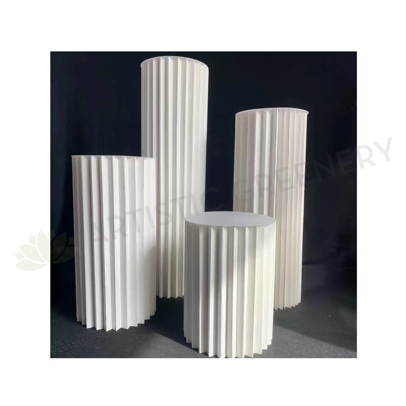 For Hire – White Plinths / Cylinder Stands (Product code: HI0078)