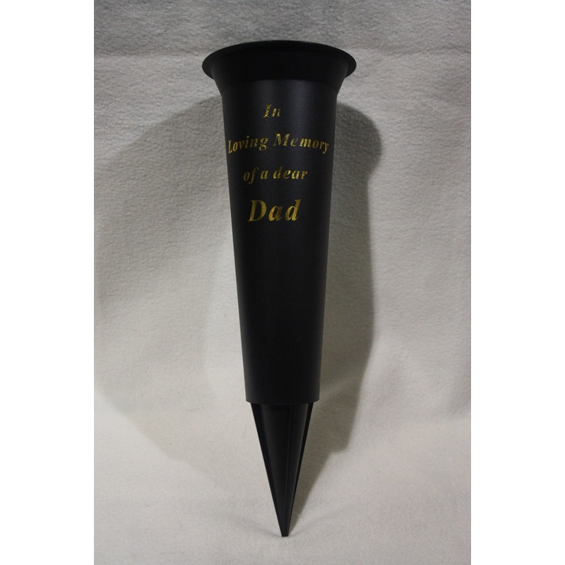 Grave Vase Spike In Loving Memory Dad