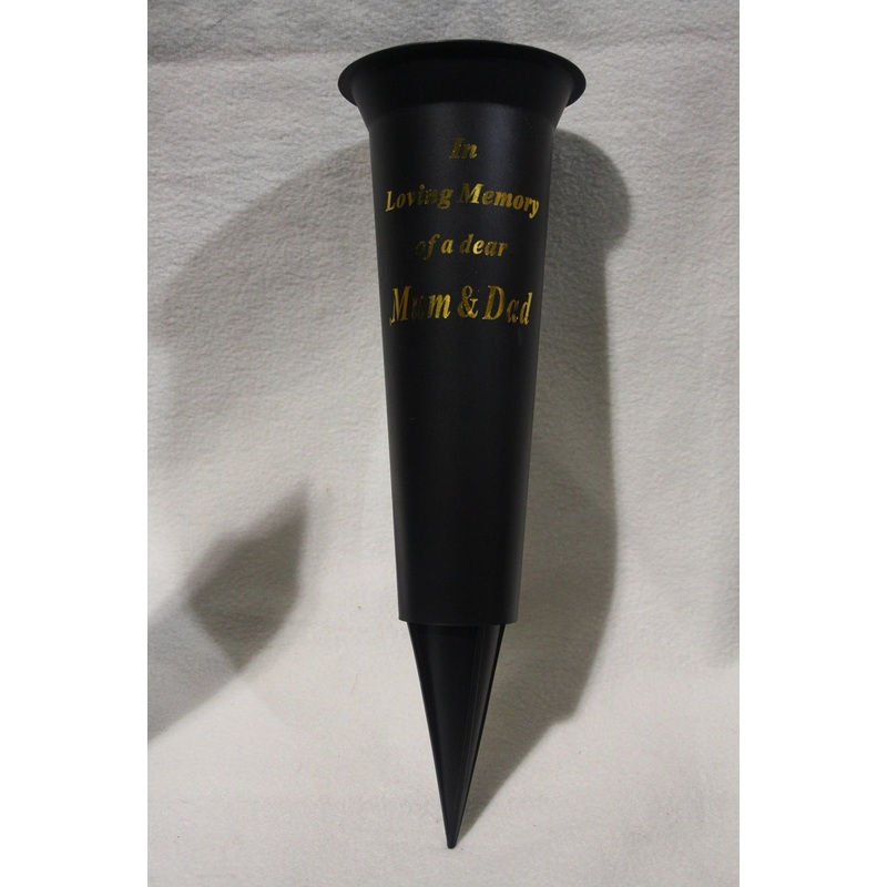 Grave Vase Spike In Loving Memory Mum & Dad