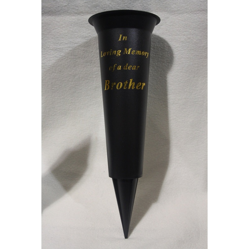 Grave Vase Spike In Loving Memory Of a Dear Brother