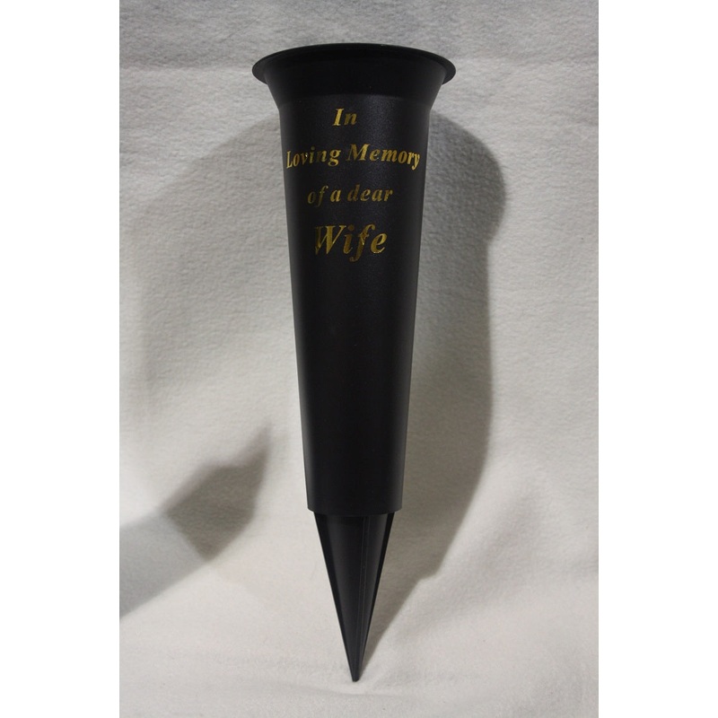 Grave Vase Spike In Loving Memory Wife