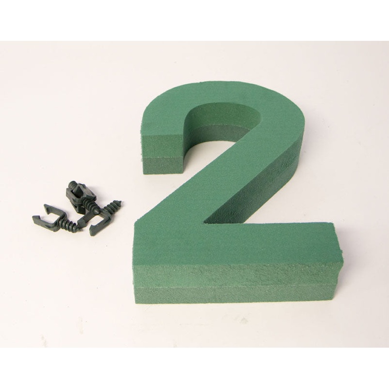 Oasis Floral Foam Number with Clips 2