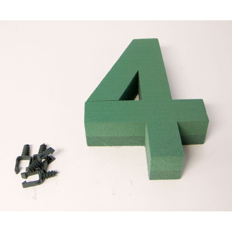 Oasis Floral Foam Number with Clips 4