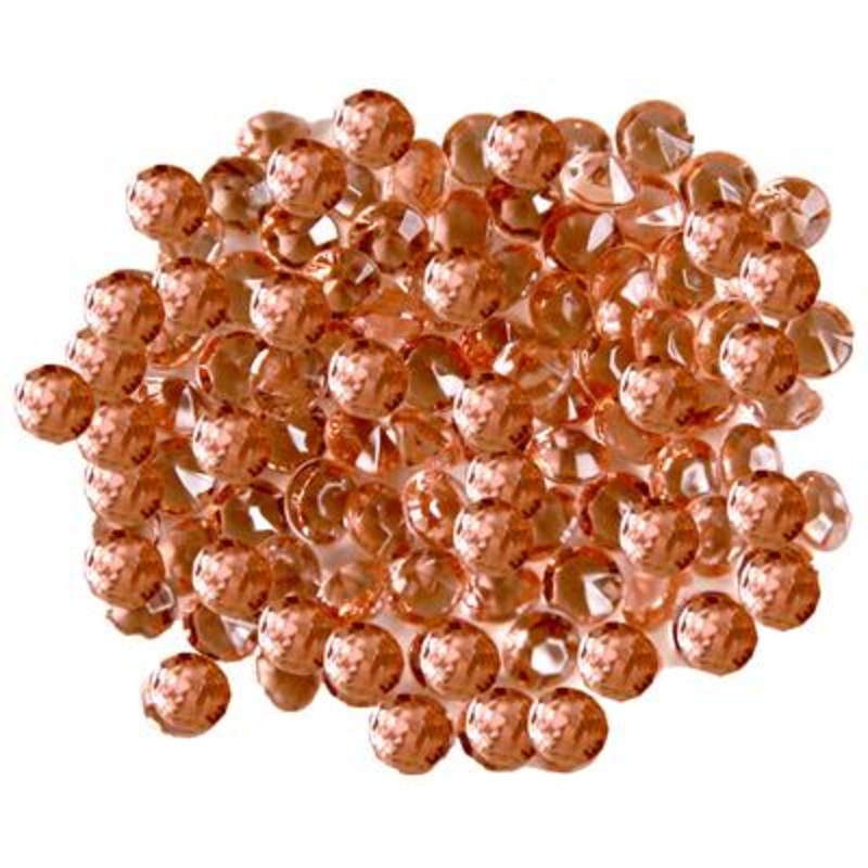 28g of Rose Gold Diamante Table Scatters