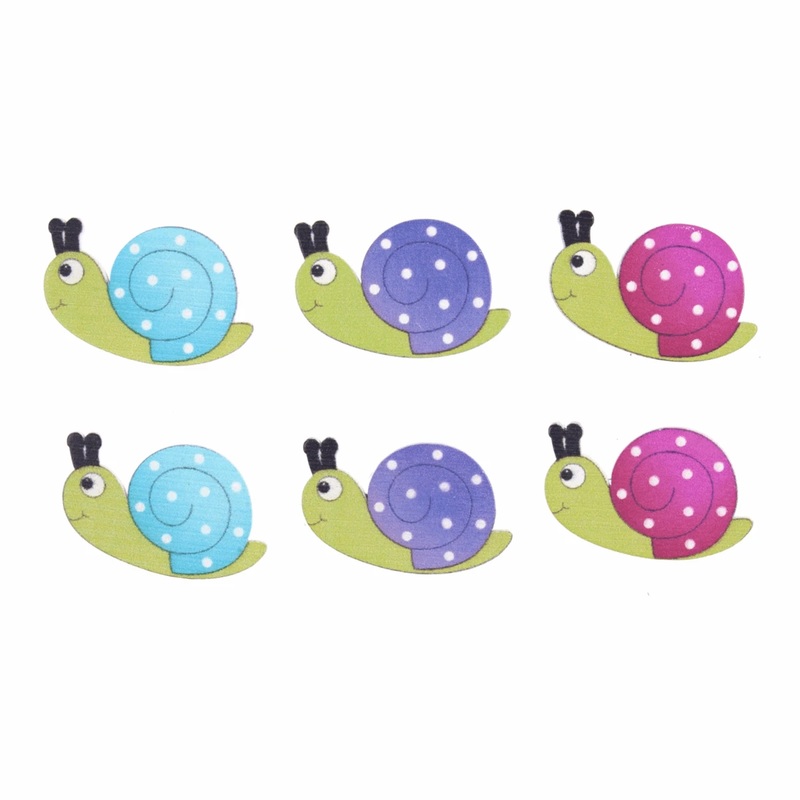 6 Craft Snails – stick on