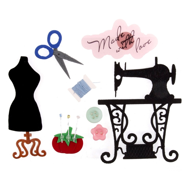 Craft Embellishments Sewing Kit-  Pack of 8