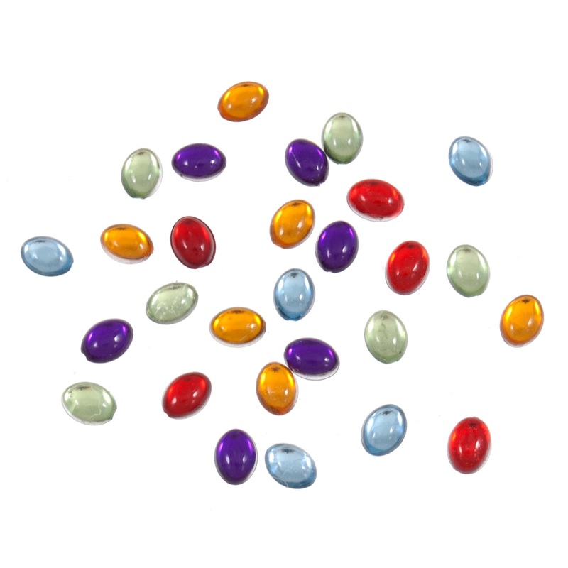 Crystal Domes  Oval Mini Assorted – Pack of 180