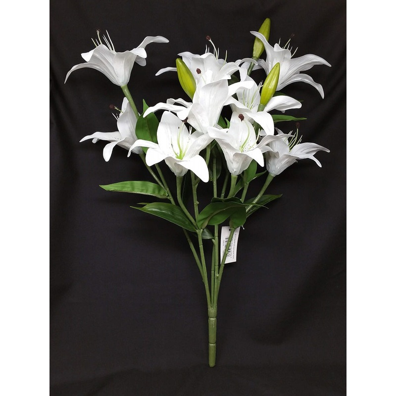 Real Touch Lily Bush x 50cm – White