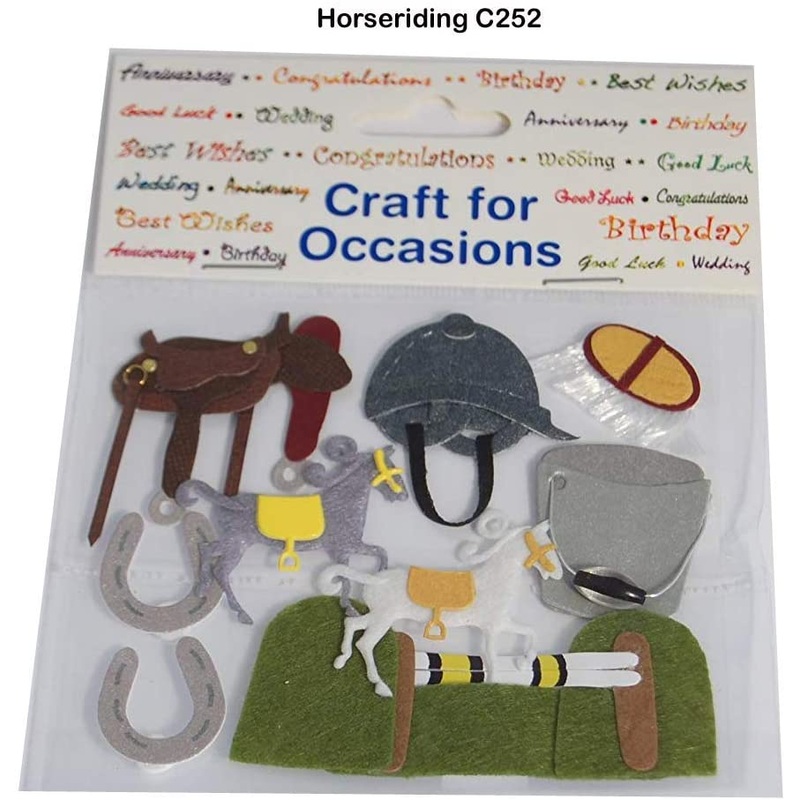 stick on Horse Riding Card Toppers