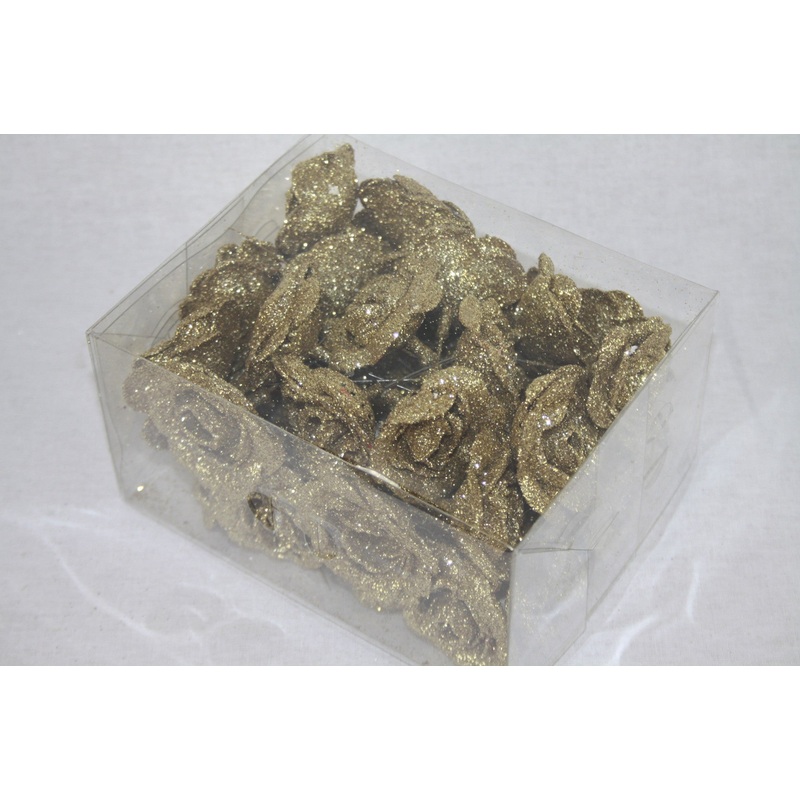 24 Glitter Rose Picks – Choice of Colour