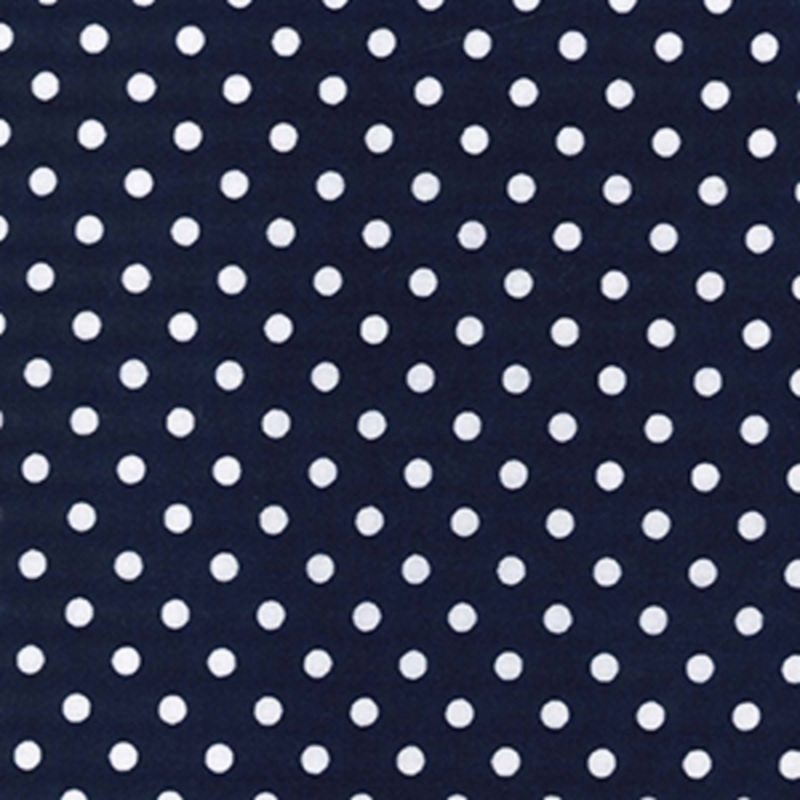 4mm Polka Dot Polycotton Fabric x 112cm – Navy ( nav4 )