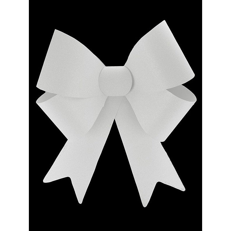 Jumbo Glitter Bow – 42 x 48cm – White