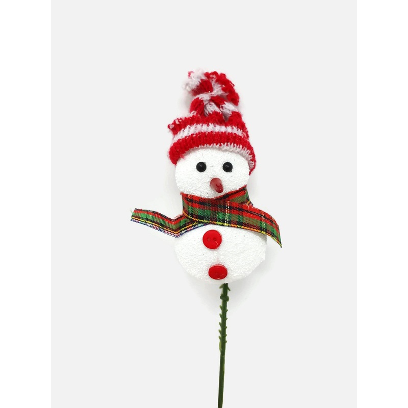 Single Snowman & Knitted Hat Pick