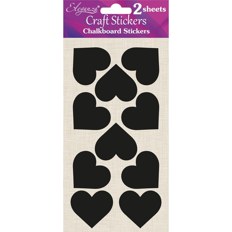 Craft Chalkboard Stickers – Choice of Shape