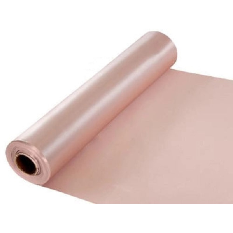 Satin Fabric Roll – 29cm x 20m – Rose Gold