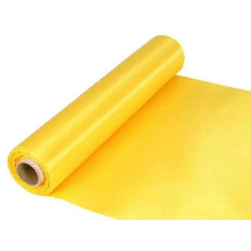 Satin Fabric Roll – 29cm x 20m – Yellow