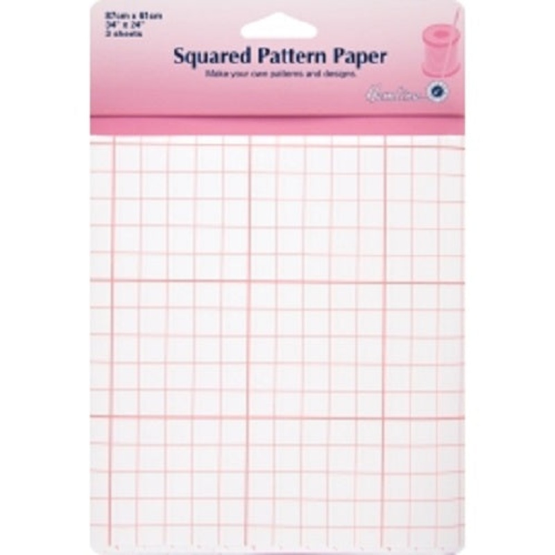 Squared Pattern Grid Paper – 86 x 61cm x 3 Sheets
