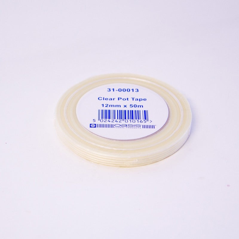 12mm x 50m Clear Pot Tape