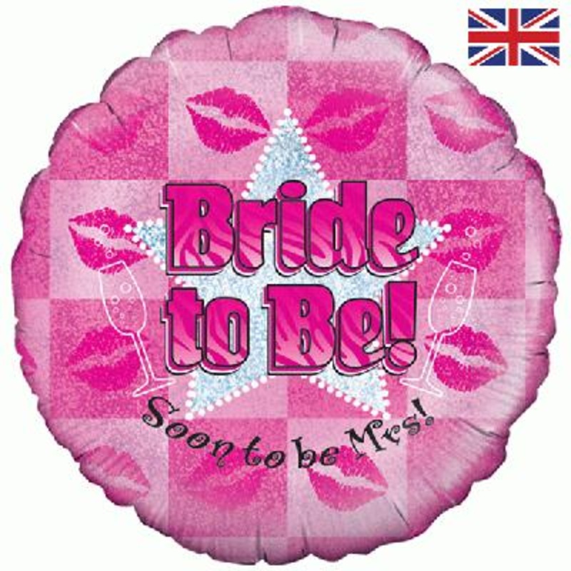 18 Round Foil Balloon  – Bride to be