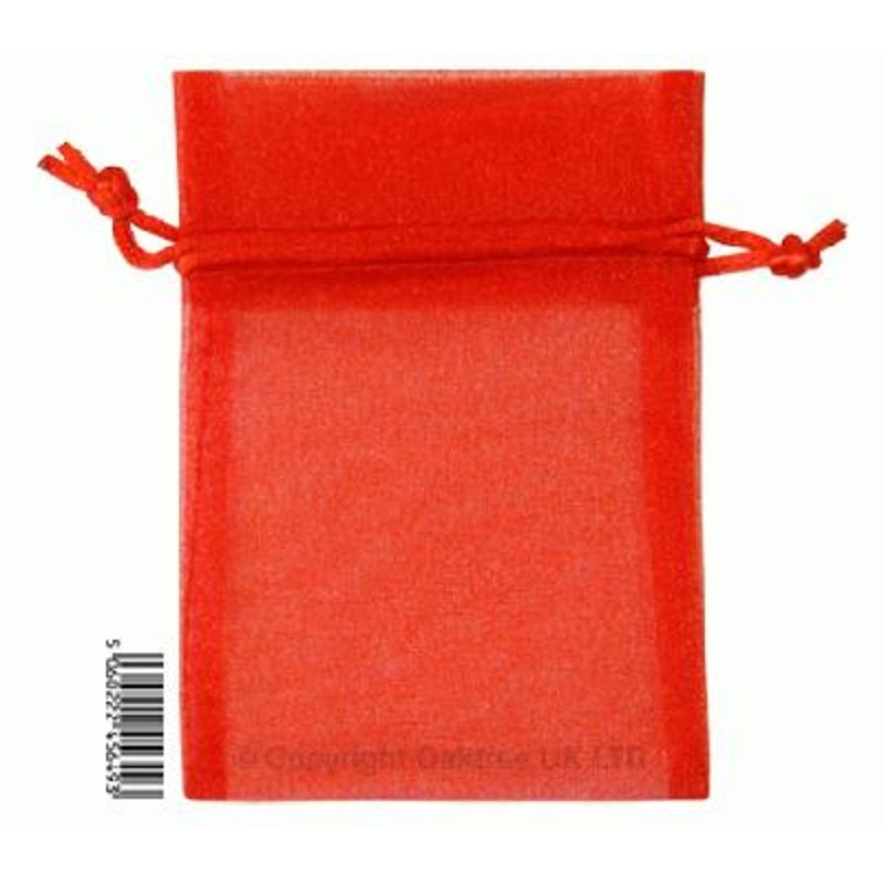 Eleganza Organza Bags 9cm x 12.5cm – Red (10pcs)