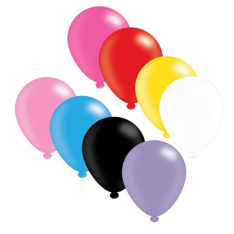 8 Balloons – 10 size – Assorted