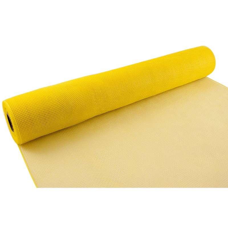 Deco Mesh 53cm x 9.1m (10yds) – Yellow