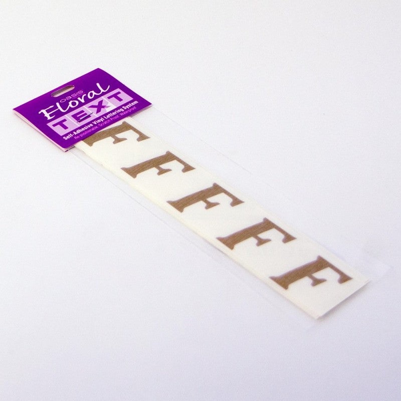 Vinyl Lettering – F