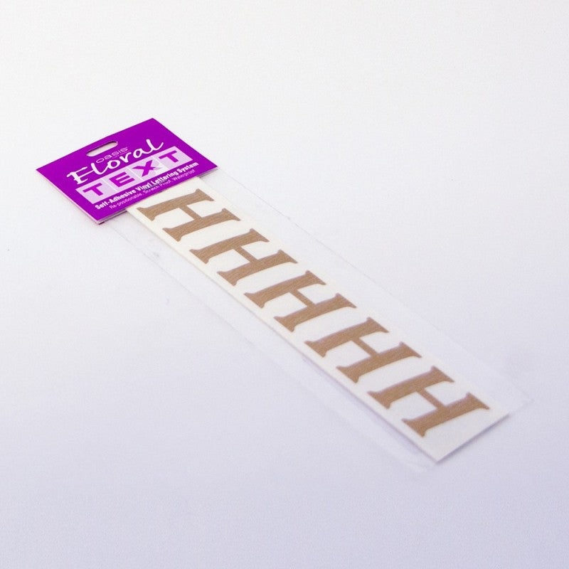 Vinyl Lettering – H