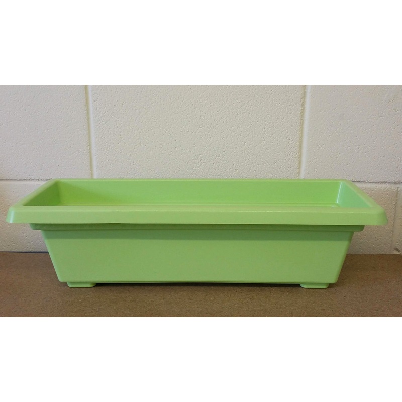 59cm Plastic Flower & Plant Trough  – Lime Green