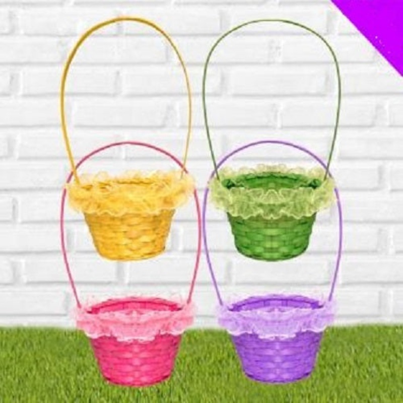 Frilled Easter Basket – Colour at Random
