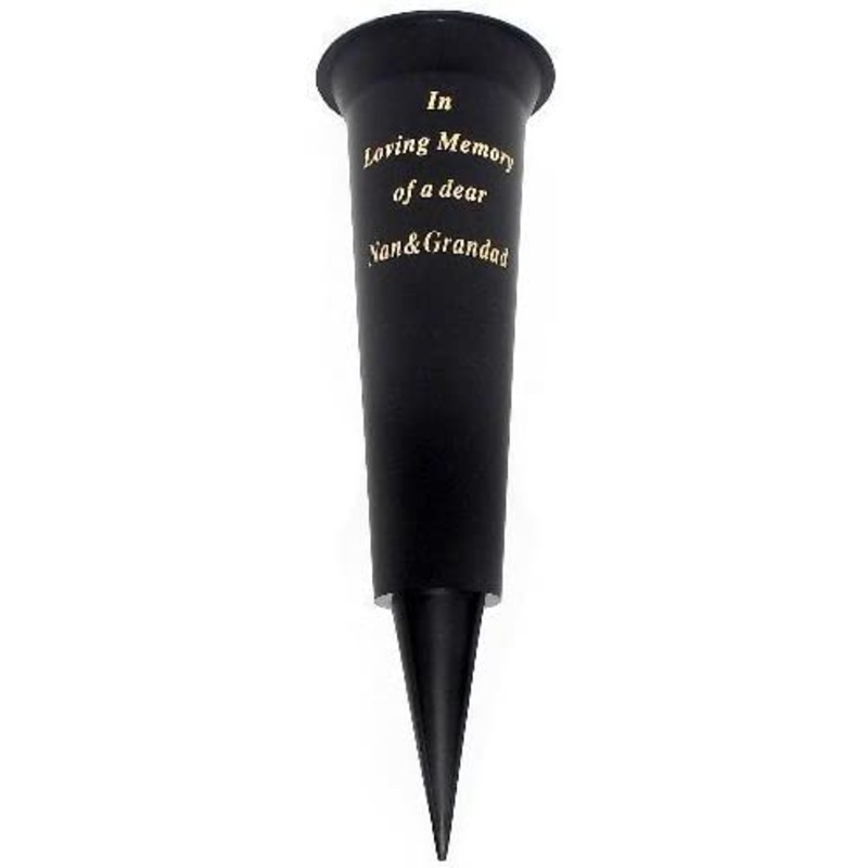 Grave Vase Spike In Loving Memory – Nan & Grandad
