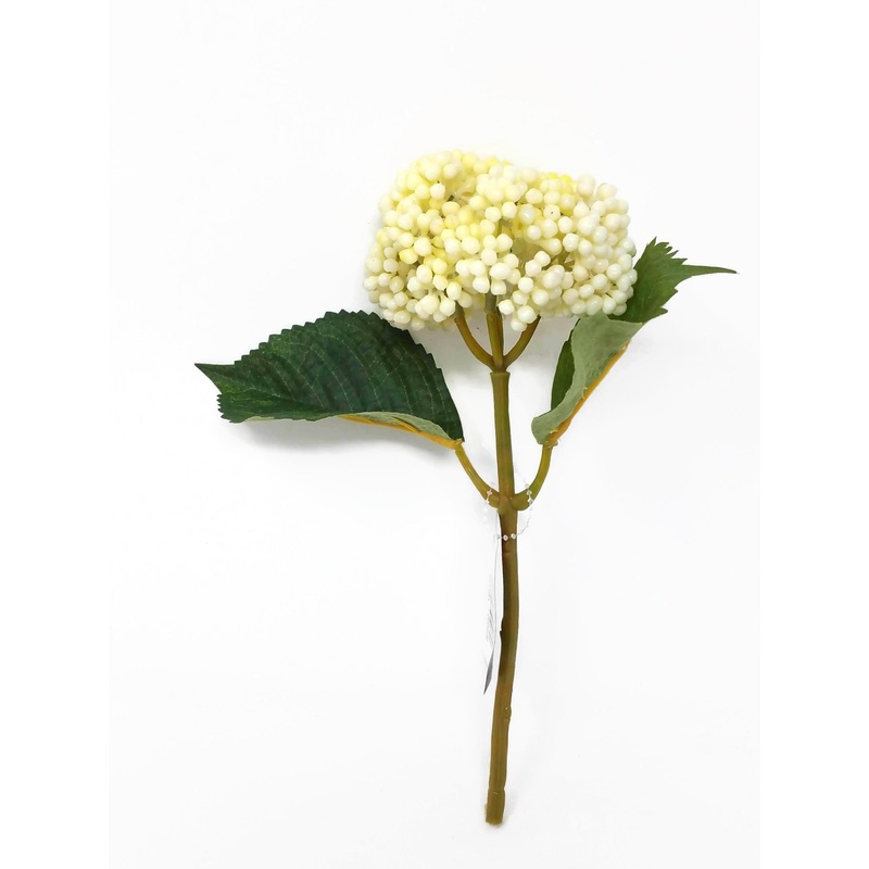 Viburnum Flower Bud Pick x 24cm – Ivory