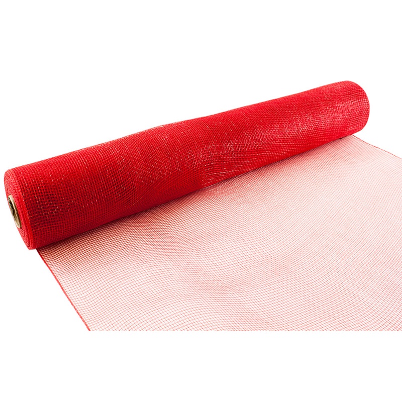 Deco Mesh 53cm x 9.1m (10yds) – Red