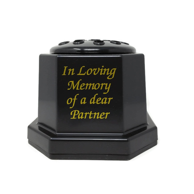 In Loving Memory Black Memorial Pot – Partner