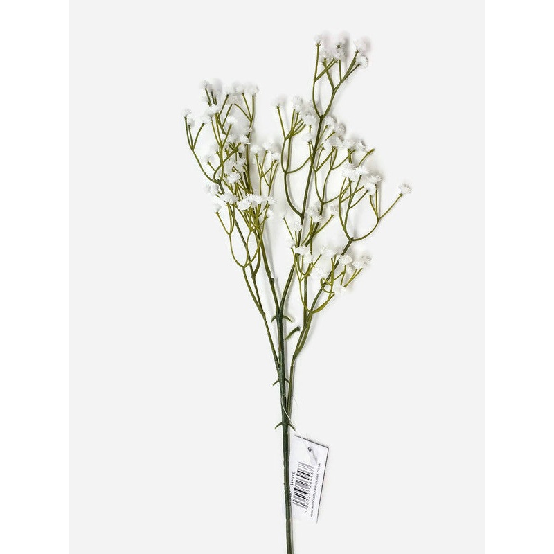 Single Stem Plastic White Gypsophila x 60cm