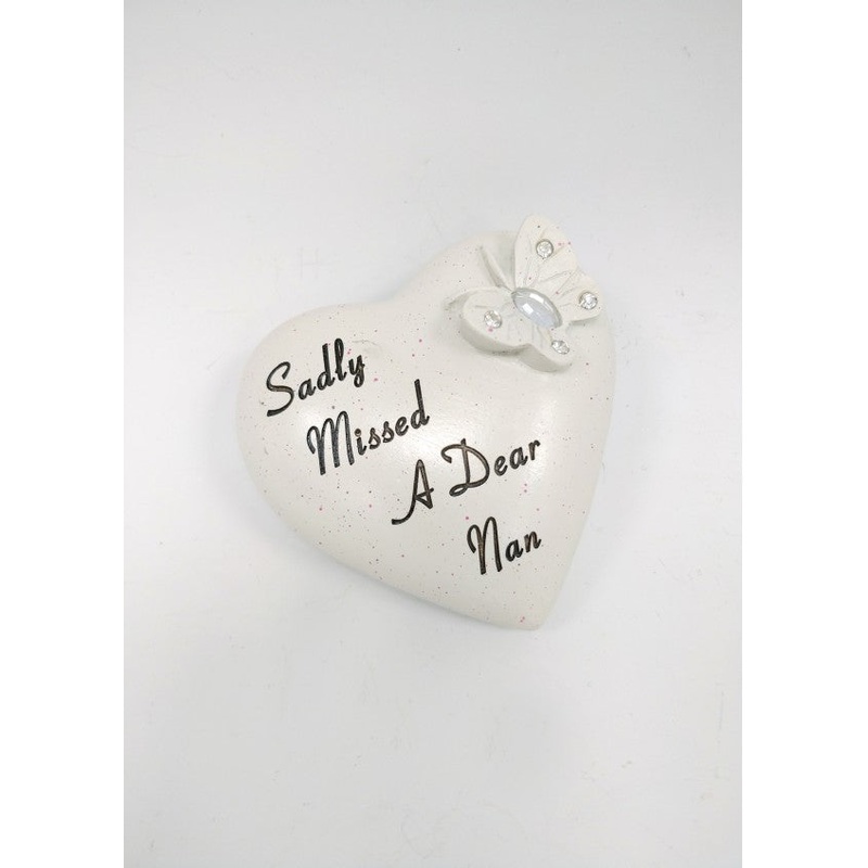 Small Diamante Butterfly Heart – Nan