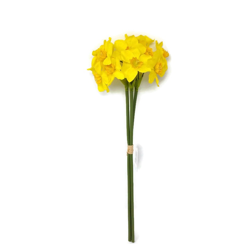 3 Stem Yellow Daffodil Bundle x 40cm