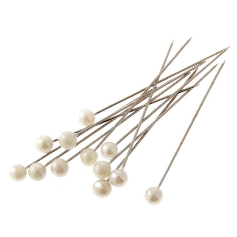 5mm Pearl Headed Corsage Pins – Cream (5.5cm Pin, 144pcs per pk)