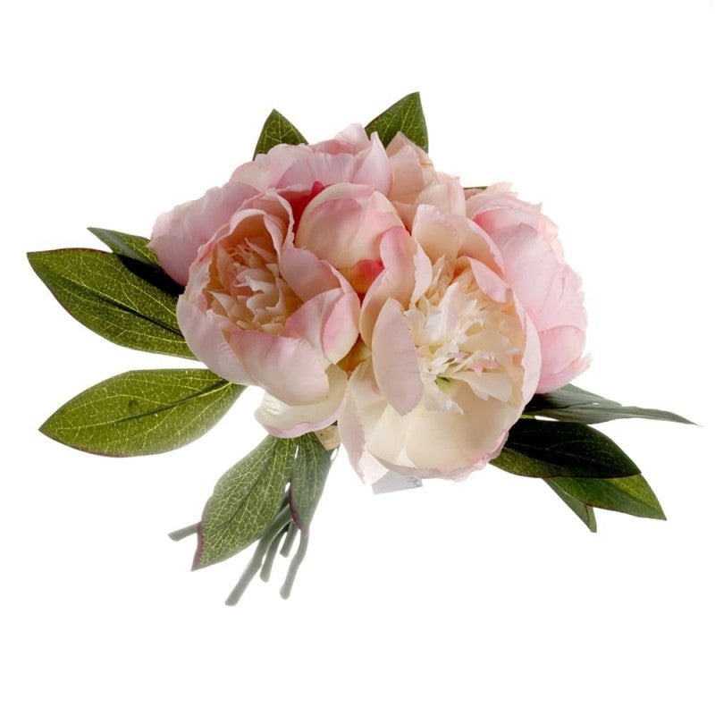 6 Head Pink Peony Bunch – Light Pinks
