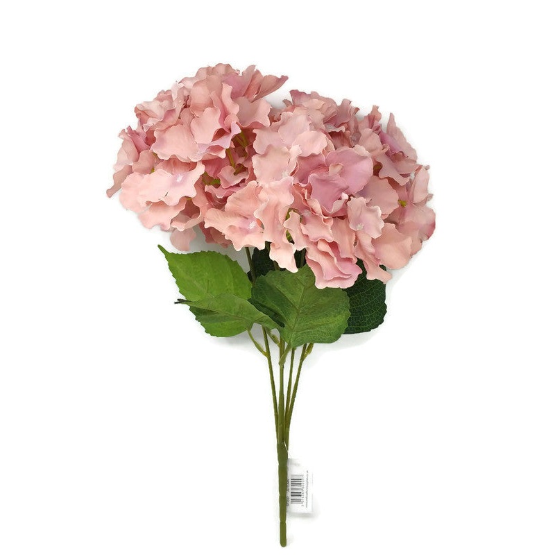 Dusky Pink Hydrangea Flower Bush x 45cm